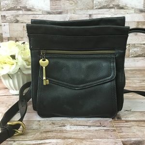 Fossil Black Leather Purse